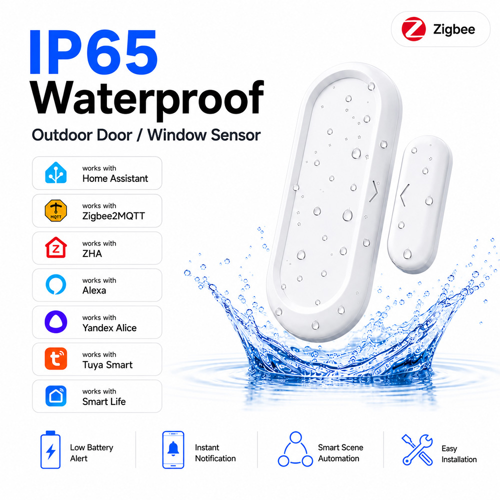 Smart Home Zigbee 3.0 - Sensor Jendela Pintu Zigbee 3.0 Sensor