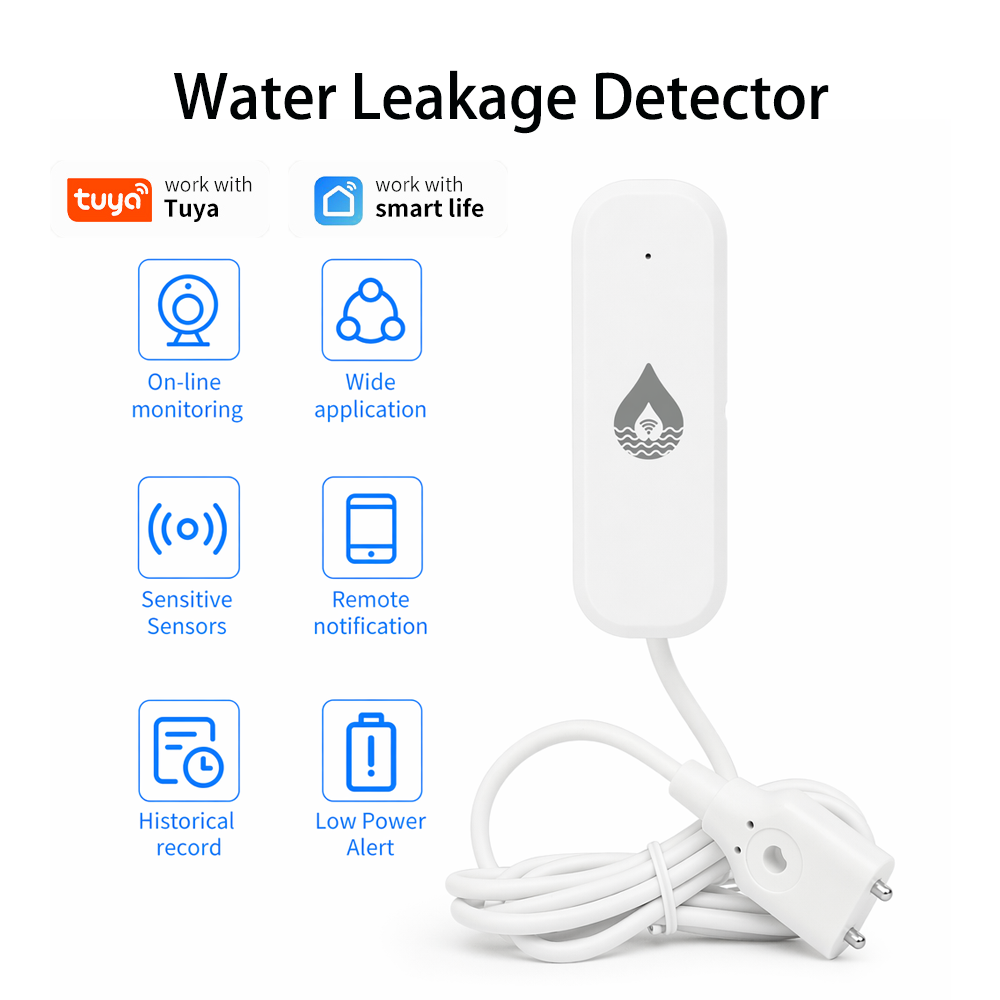 Wifi Water Sensor - Sensor Alarm Kebocoran Air WiFi/Zigbee YFK