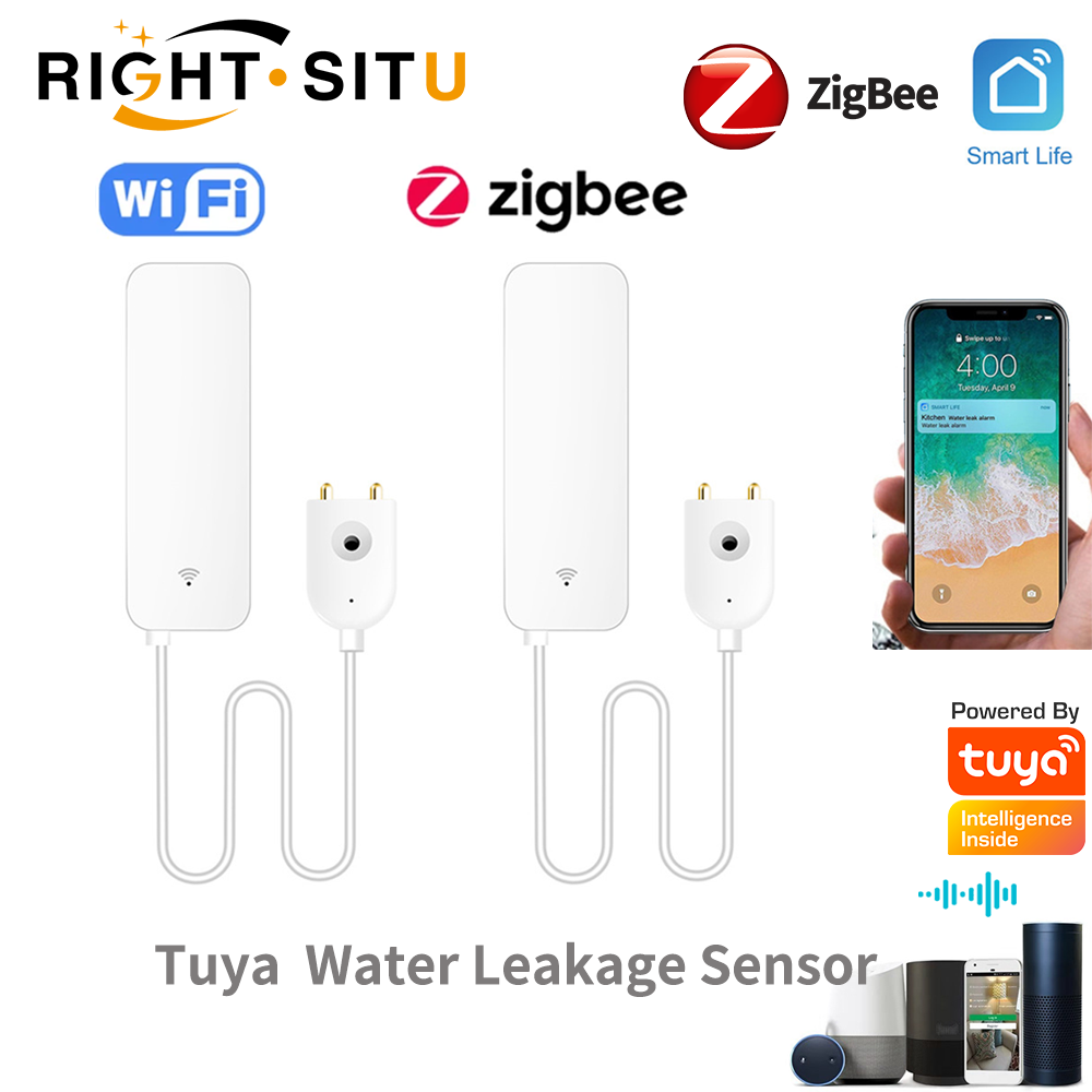 Wifi Water Sensor - Sensor Kebocoran Air WiFi Tuya, Detektor