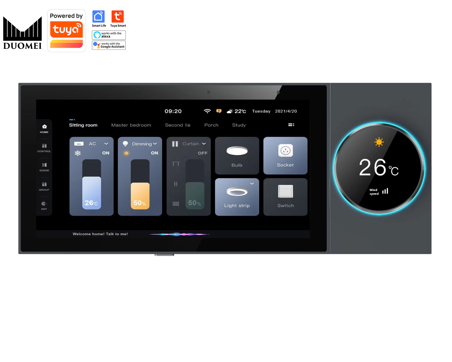 Zigbee Gateway - Sistem Rumah Pintar DUOMEI Tuya WiFi