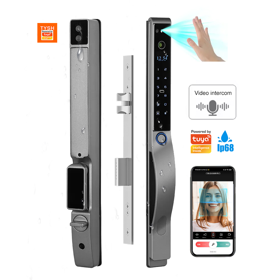 Wifi Doorbell Camera - TYSH Tuya Kunci Pintu Geser Aluminium