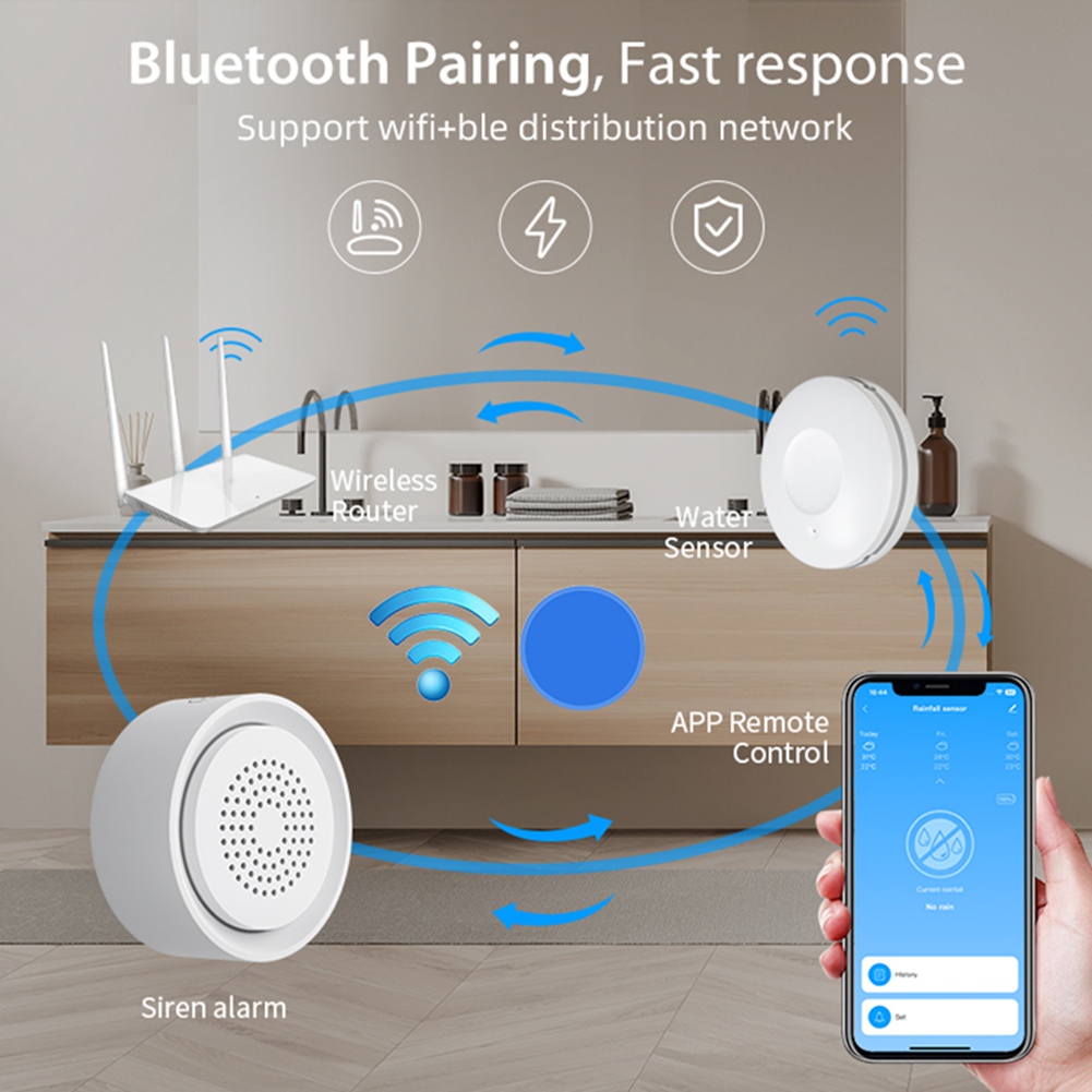 Smart Home Kit - PHILE-Home Automation Wifi Sensor Kebocoran Air