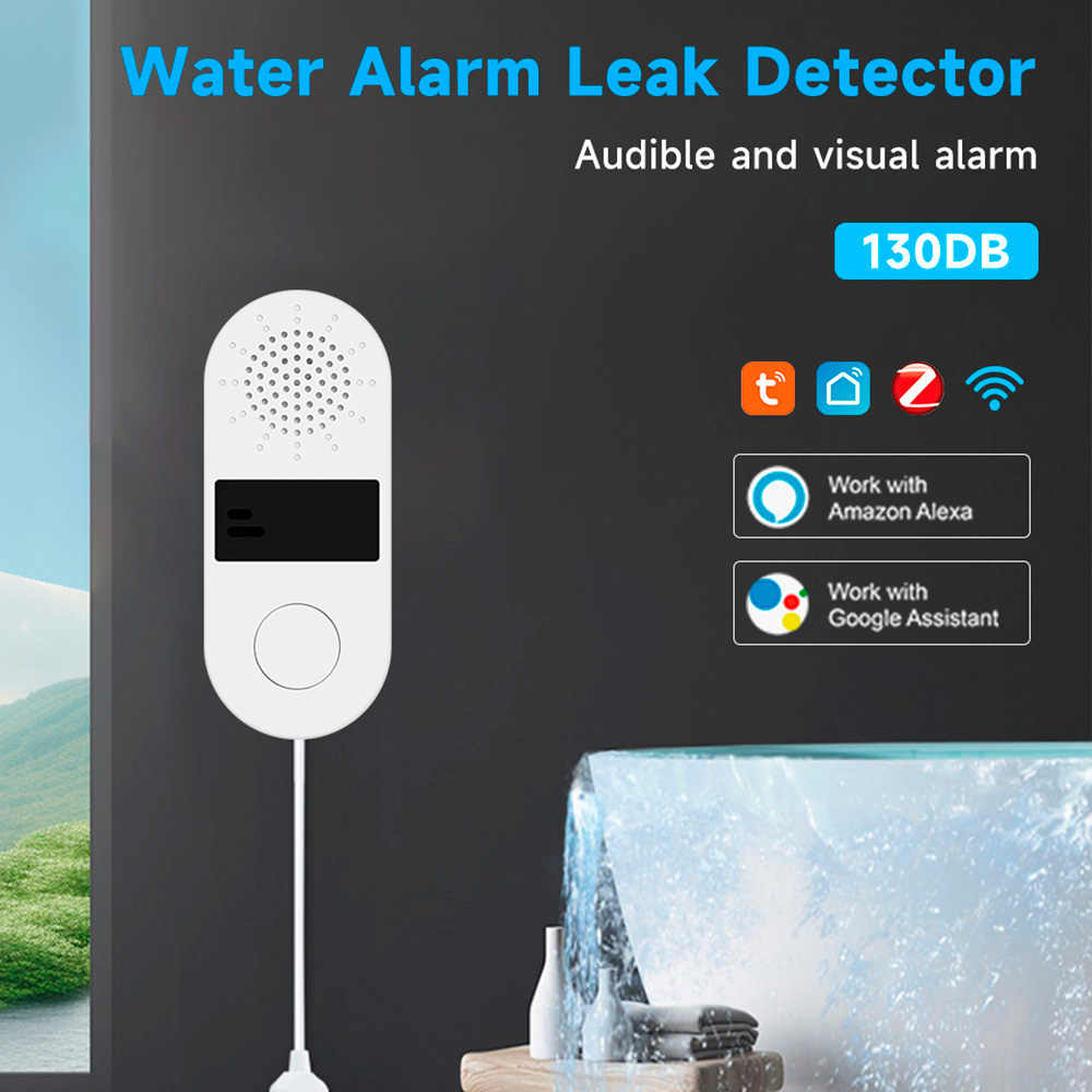 Wifi Water Sensor - Tuya detektor kebocoran air Wifi, dengan
