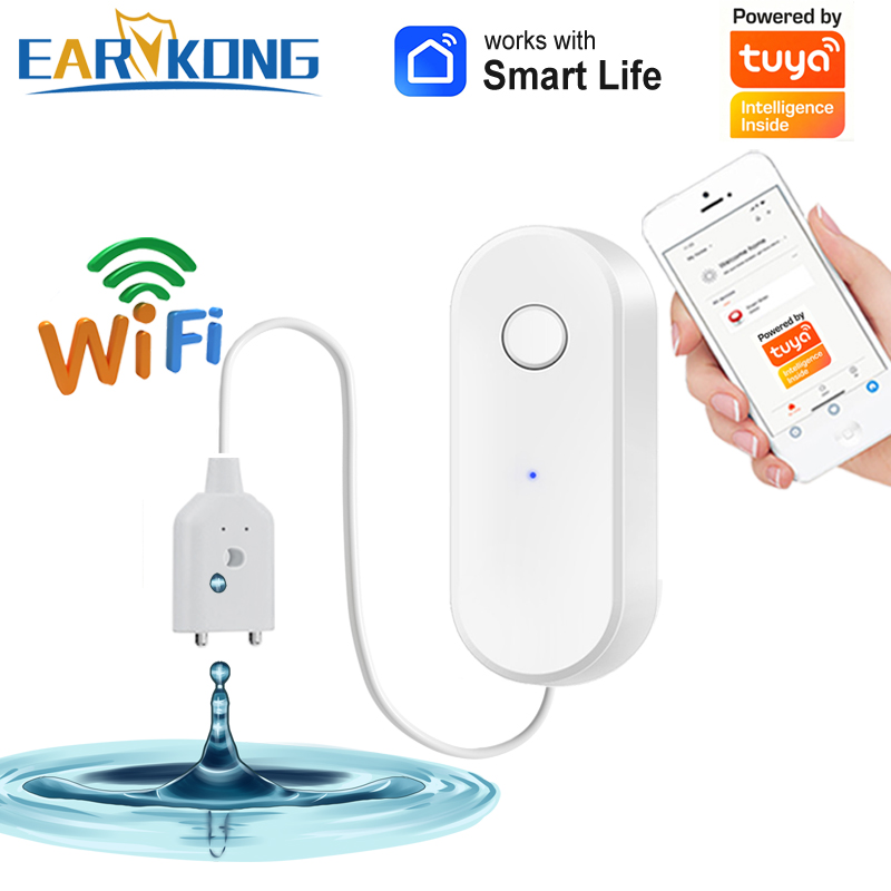 Wifi Water Sensor - Tuya WiFi Sensor kebocoran air pintar,