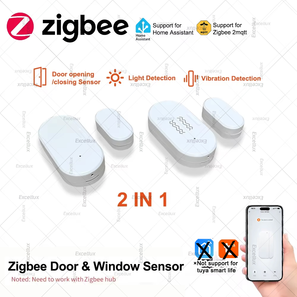 Zigbee 3.0 Sensor Jendela Pint - Smart Home Zigbee 3.0 ulasan dan harga