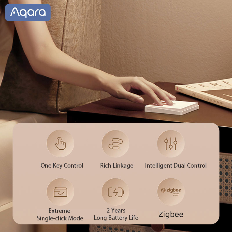 Aqara saklar dinding pintar E1 - Smart Home Yeelight ulasan dan harga