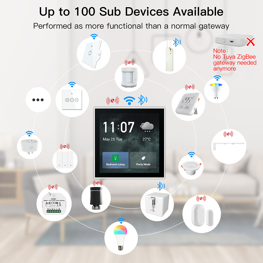 Panel Kontrol Rumah Pintar WiF - Smart Home Control Panel ulasan dan harga