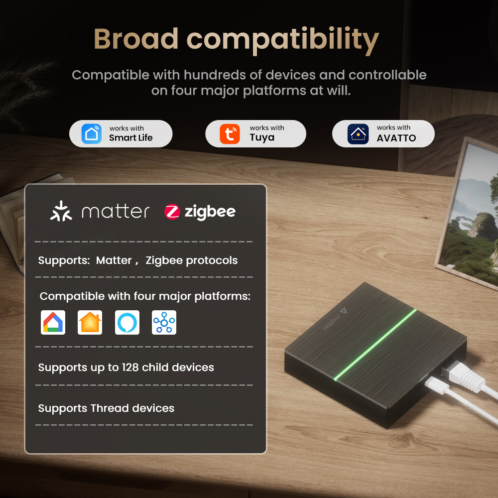 AVATTO Matter Smart Wired Gate - Smart Home Gira ulasan dan harga