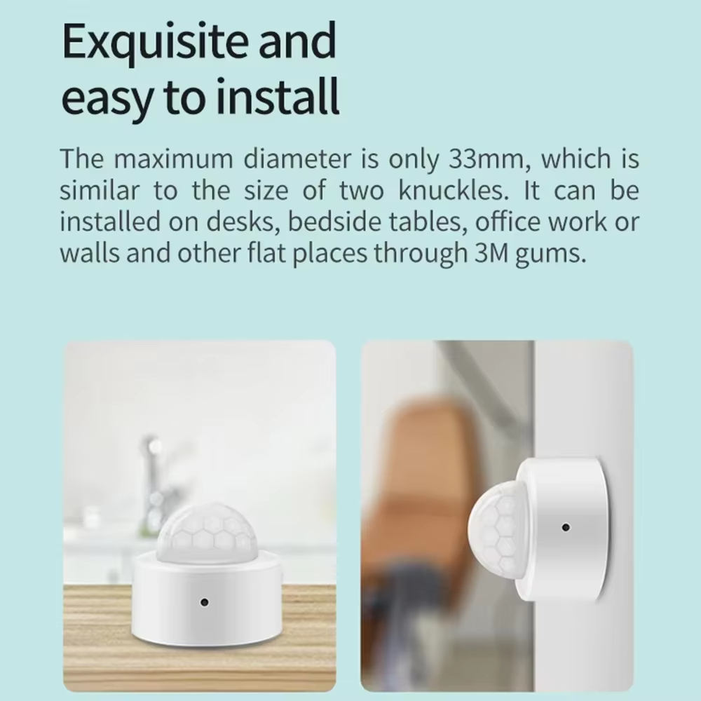 Sensor Gerak PIR Mini Zigbee,  - Zigbee Gateway ulasan dan harga