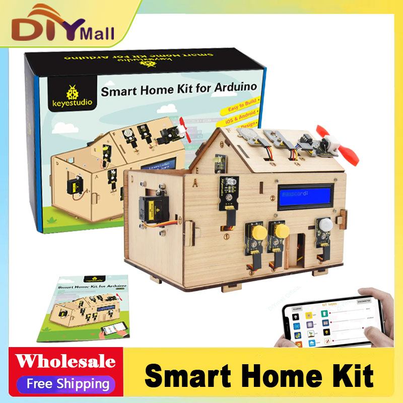 Kit Rumah Pintar IoT Keyestudi - Smart Home Kit ulasan dan harga