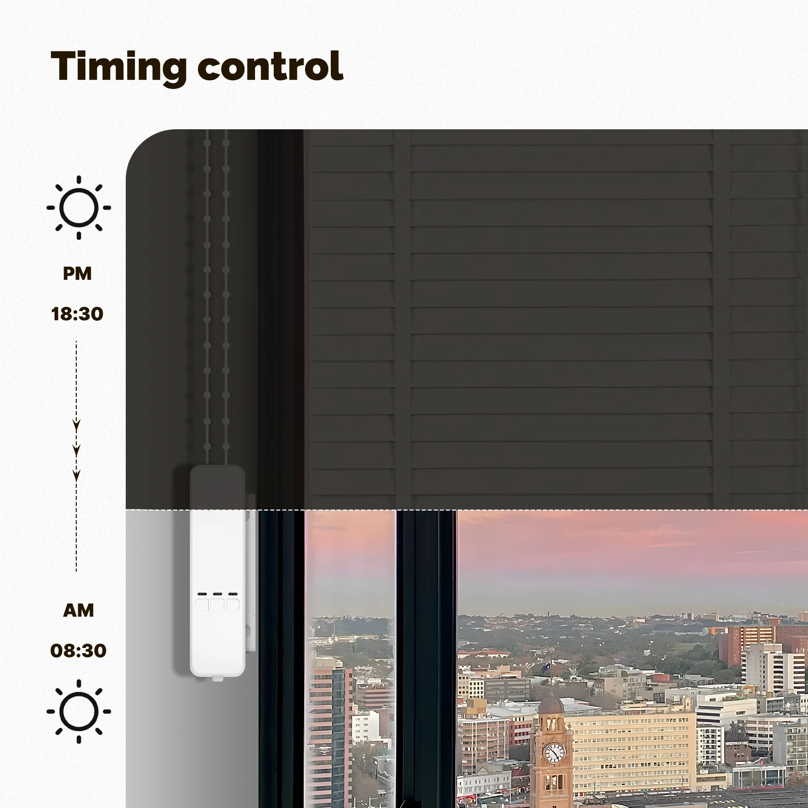 MOES Tuya ZigBee Smart Chain R - Smart Home Blinds ulasan dan harga
