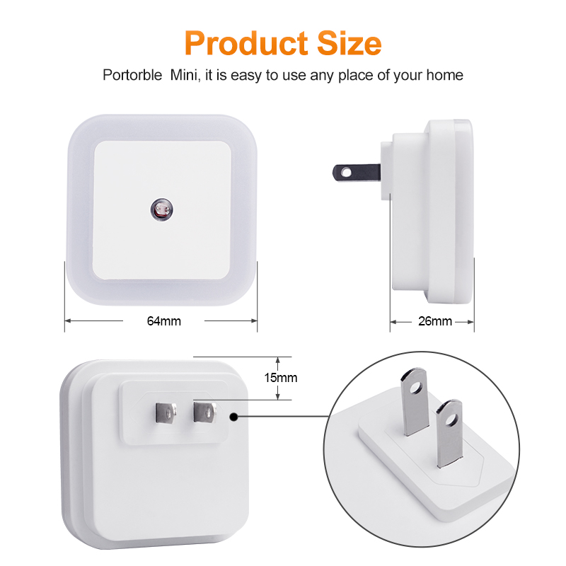 Lampu Malam LED Mini Sensor Ca - Smart Baby Night Light ulasan dan harga
