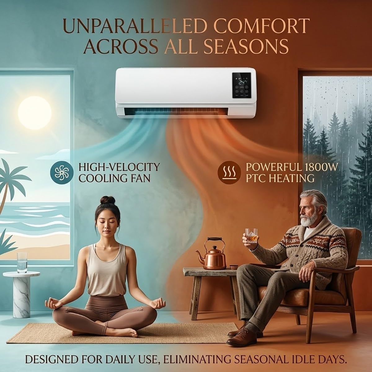Kipas Pendingin Udara yang Dip - Smart Bathroom Fan ulasan dan harga