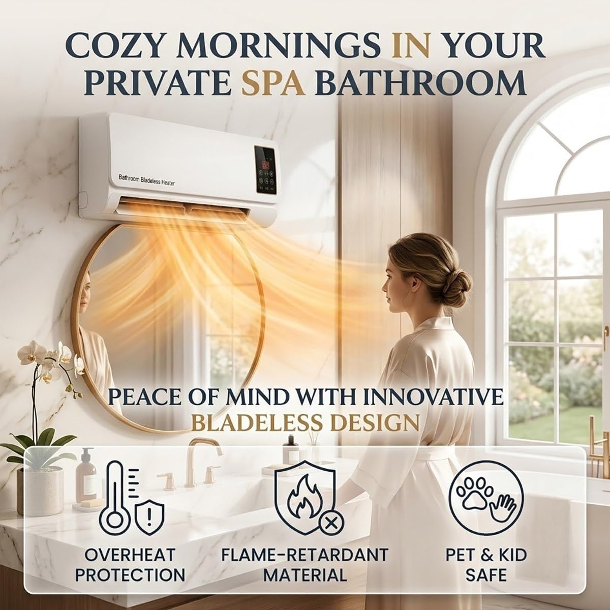 Kipas Pendingin Udara yang Dip - Smart Bathroom Fan ulasan dan harga