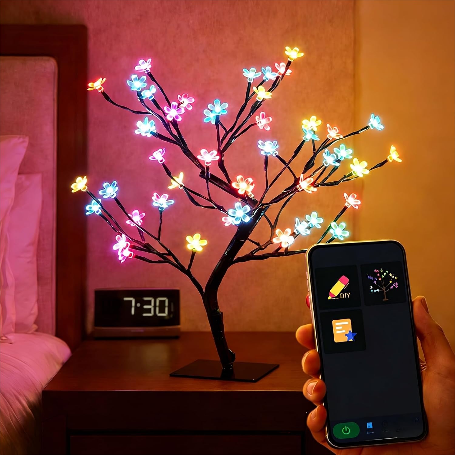 Lampu Pohon Sakura USB Pintar  - Smart Baby Night Light ulasan dan harga