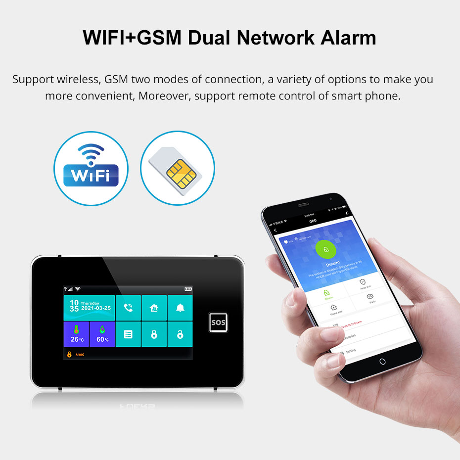 KERUI G60B Sistem Alarm WIFI G - Smart Home Ecosystems ulasan dan harga