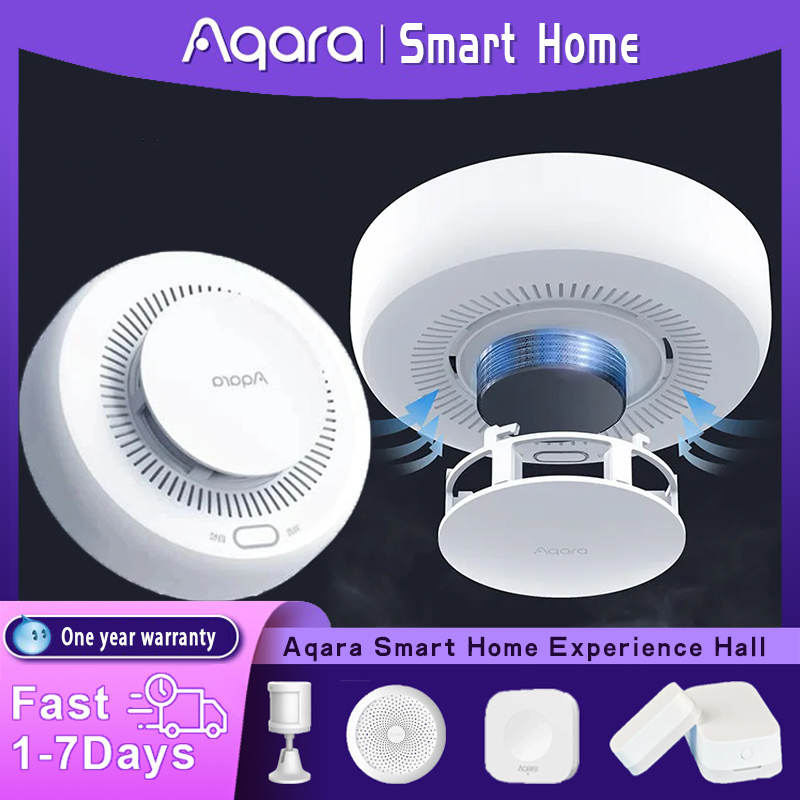 Aqara Sensor detektor asap cer - Smart Home Yeelight ulasan dan harga