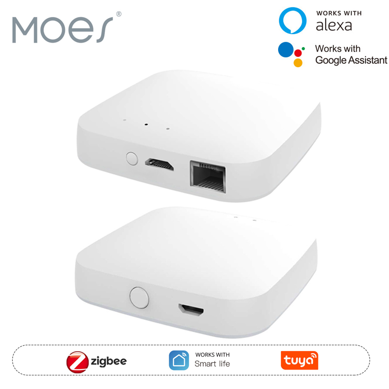 MOES Tuya ZigBee3.0 Smart Hub, - Smart Home Gira ulasan dan harga