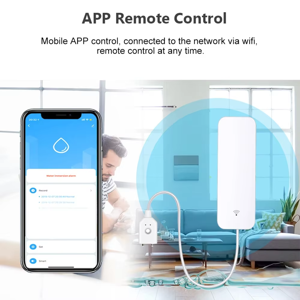 ZigBee WiFi Sensor Kebocoran A - Wifi Water Sensor ulasan dan harga