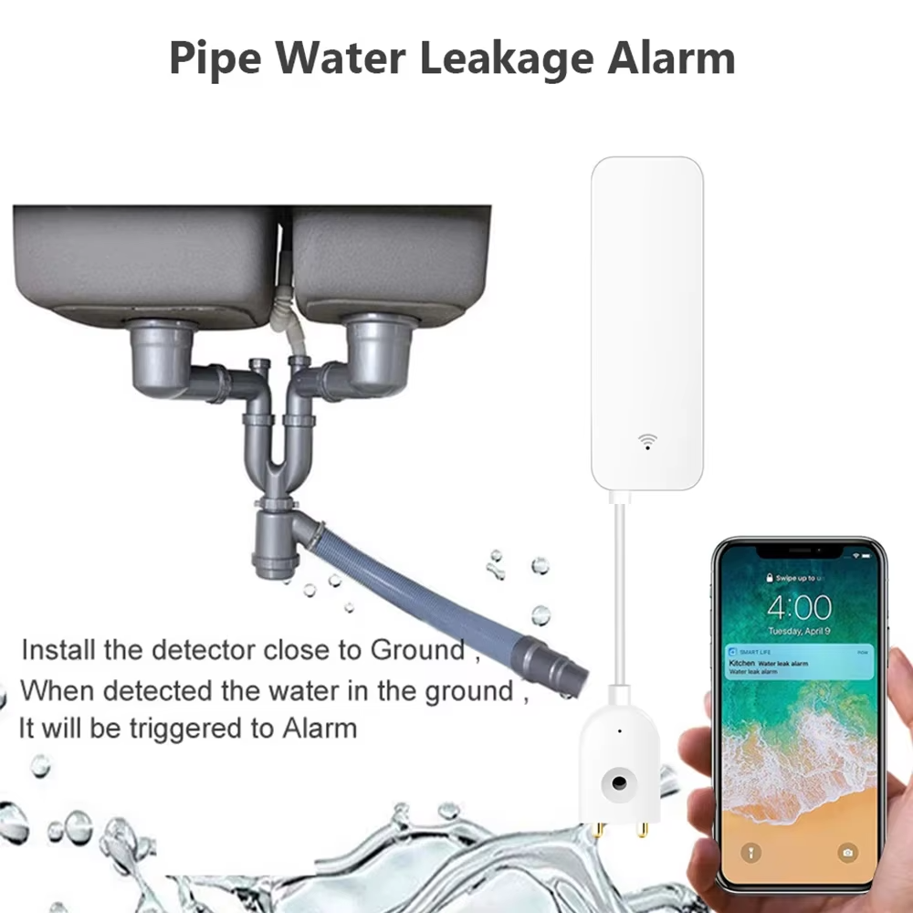 ZigBee WiFi Sensor Kebocoran A - Wifi Water Sensor ulasan dan harga