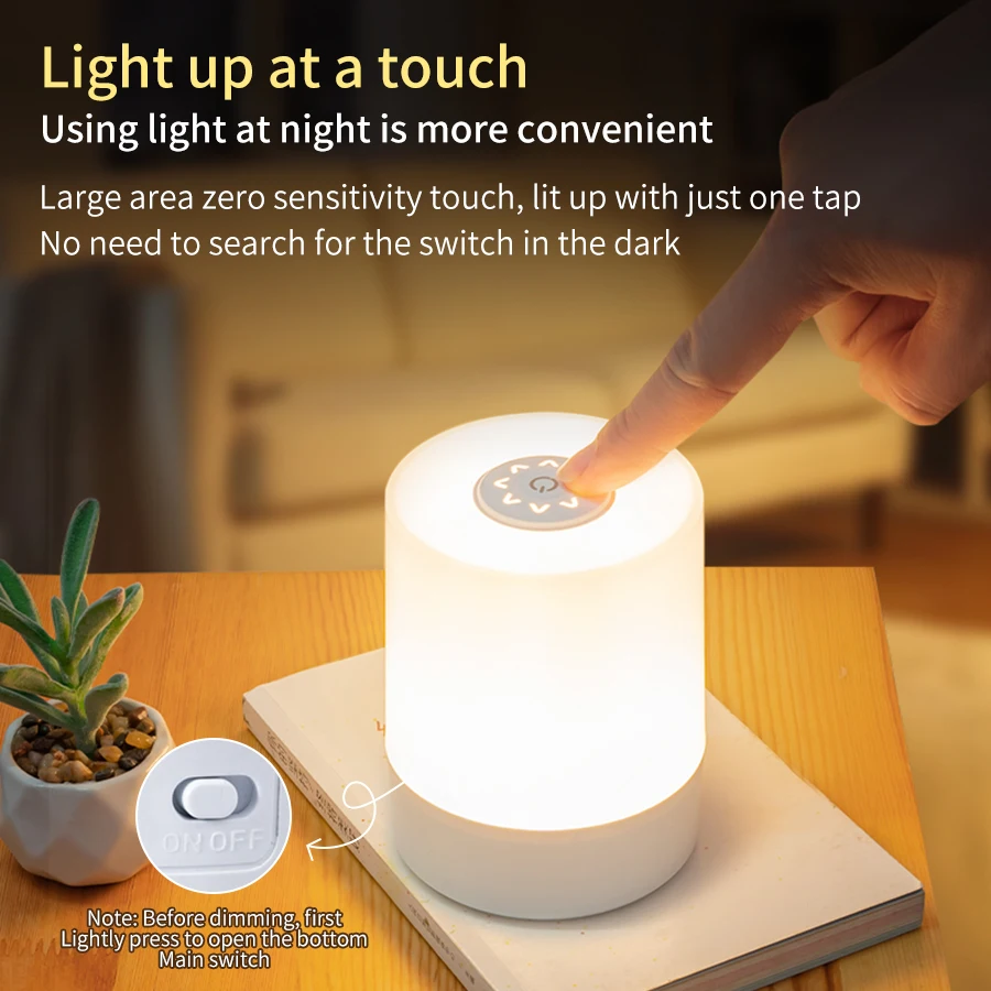 Lampu Malam Sentuh LED Samping - Smart Baby Night Light ulasan dan harga