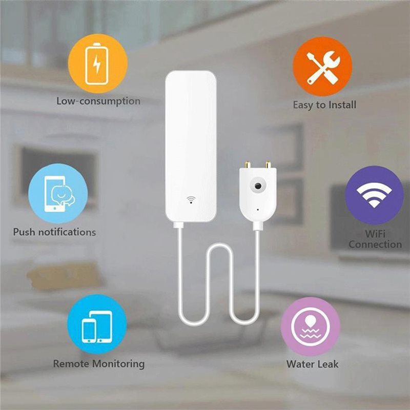 SYW-Tuya WIFI Alarm Kebocoran  - Wifi Water Sensor ulasan dan harga