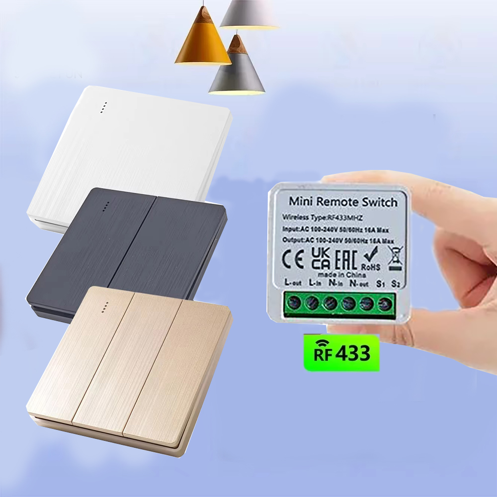 Lampu Sakelar Pintar Nirkabel  - Smart Home Control Panel ulasan dan harga