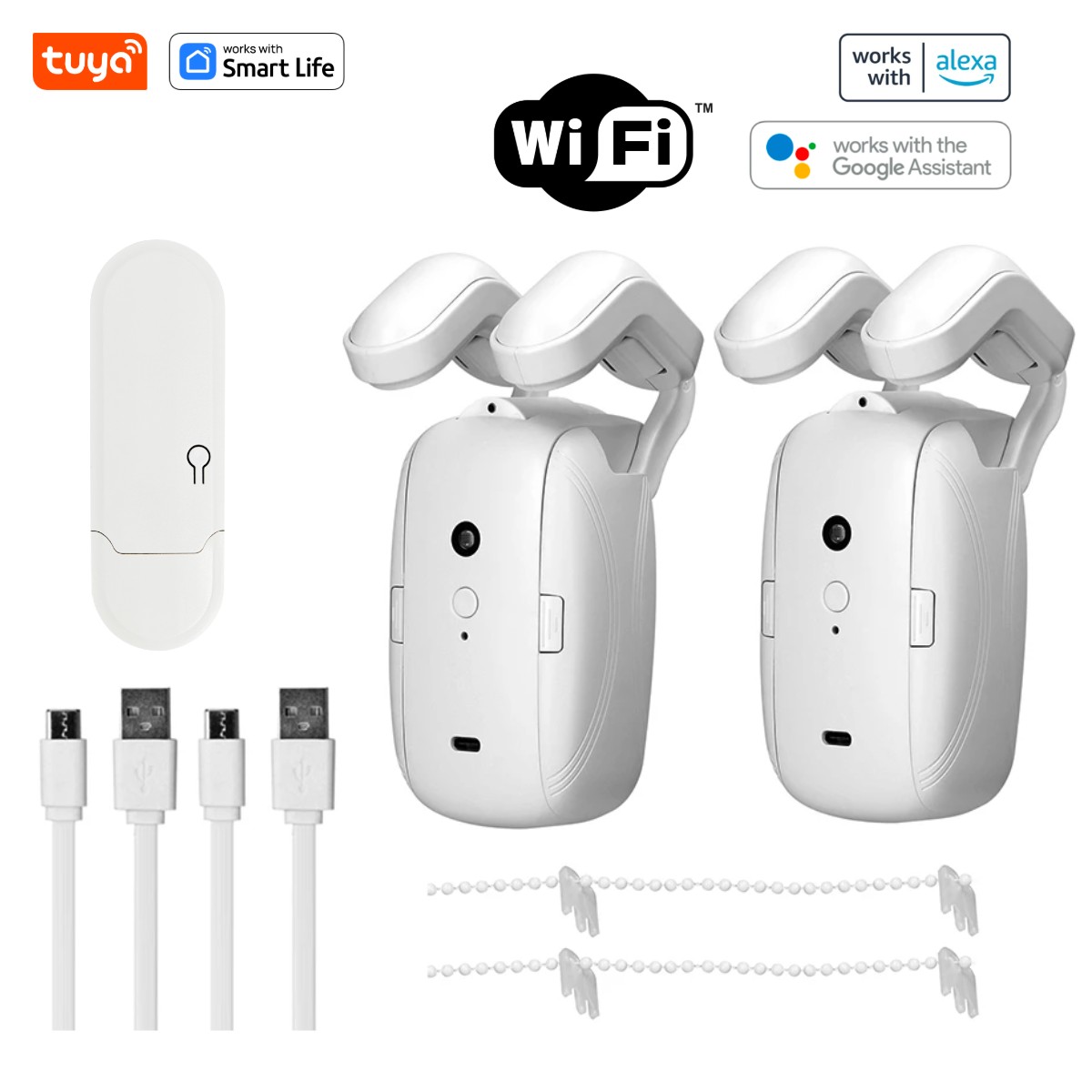 1/2 Buah Robot Tirai WiFi Pint - Smart Home Control Panel ulasan dan harga