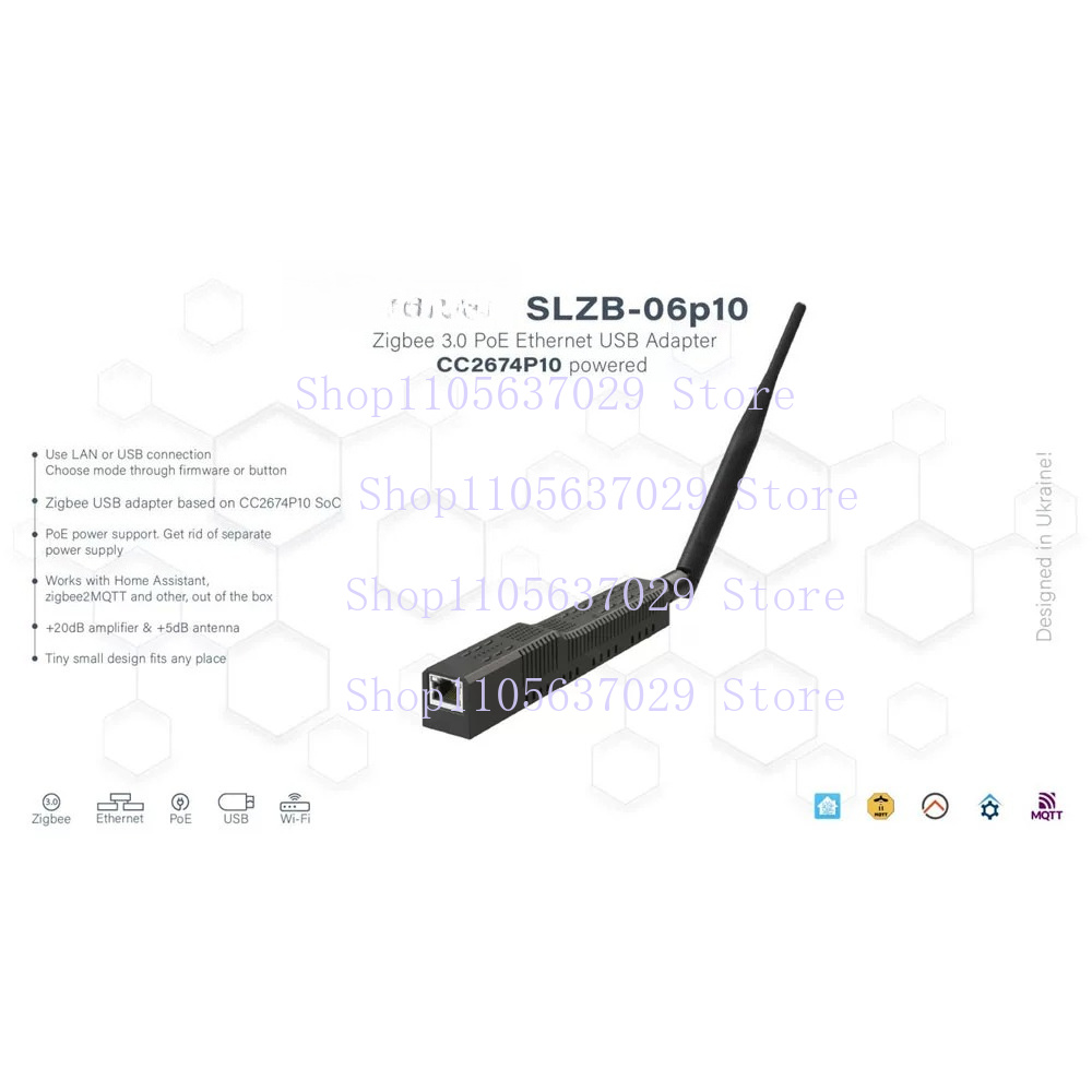 SLZB-06P10 PoE Zigbee Gateway  - Zigbee Gateway ulasan dan harga