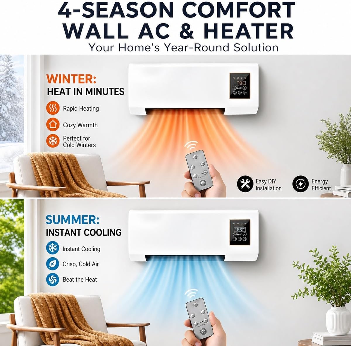 Kipas AC Portabel yang Dipasan - Smart Bathroom Fan ulasan dan harga