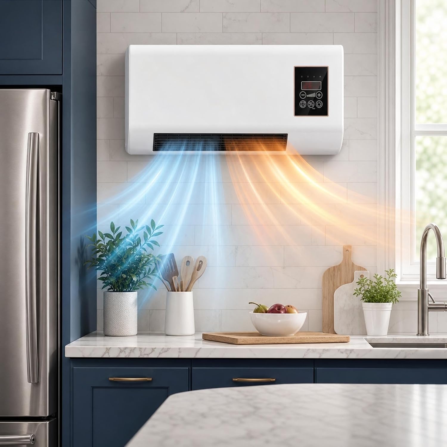 AC Mini 2 in 1 yang Dipasang d - Smart Bathroom Fan ulasan dan harga