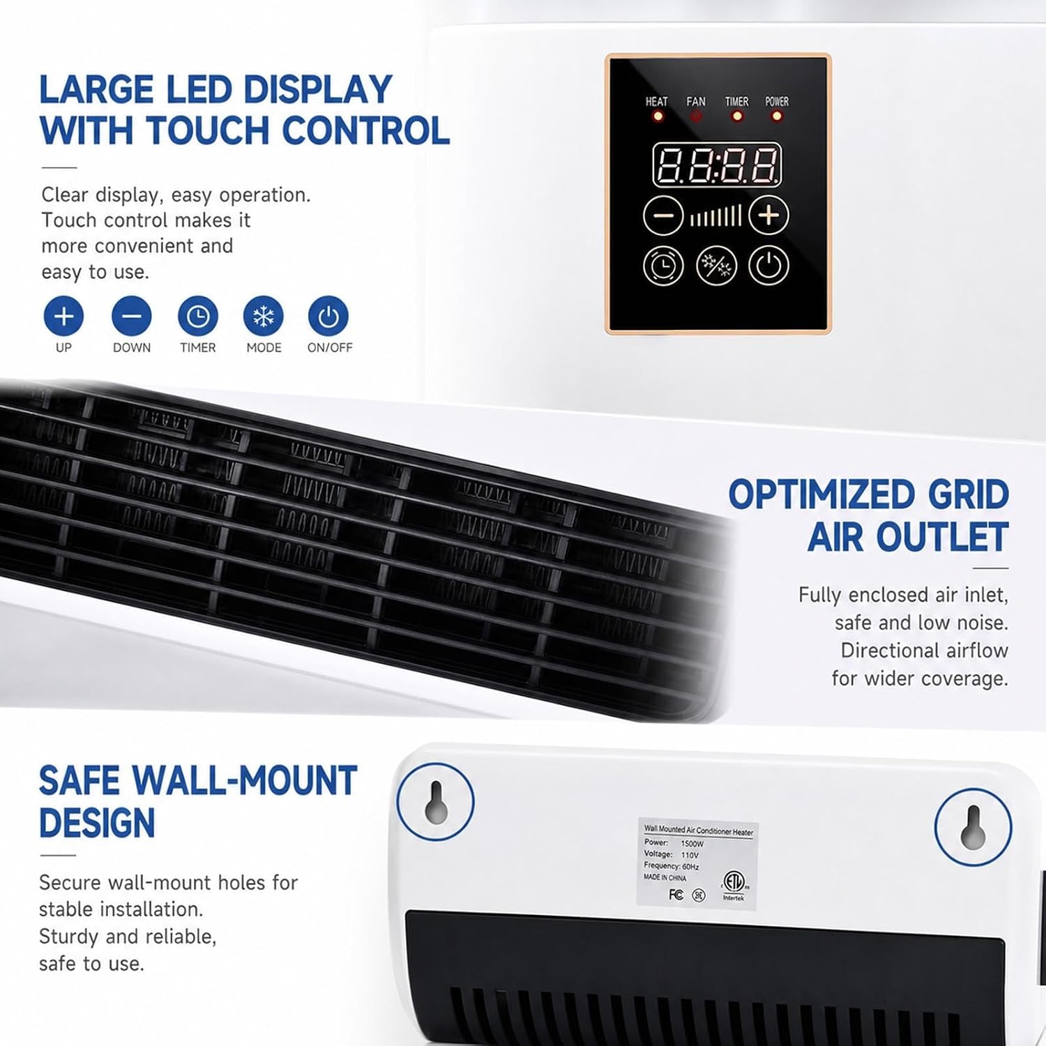 AC Mini 2 in 1 yang Dipasang d - Smart Bathroom Fan ulasan dan harga