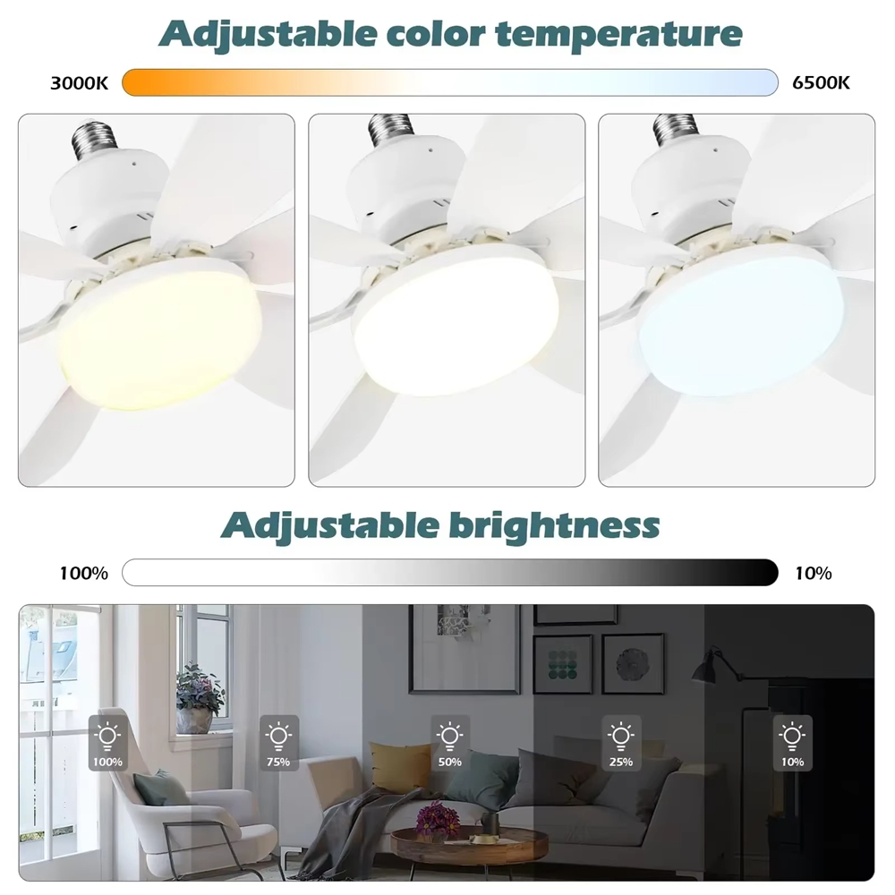 Lampu Kipas Langit-langit LED  - Smart Bathroom Fan ulasan dan harga