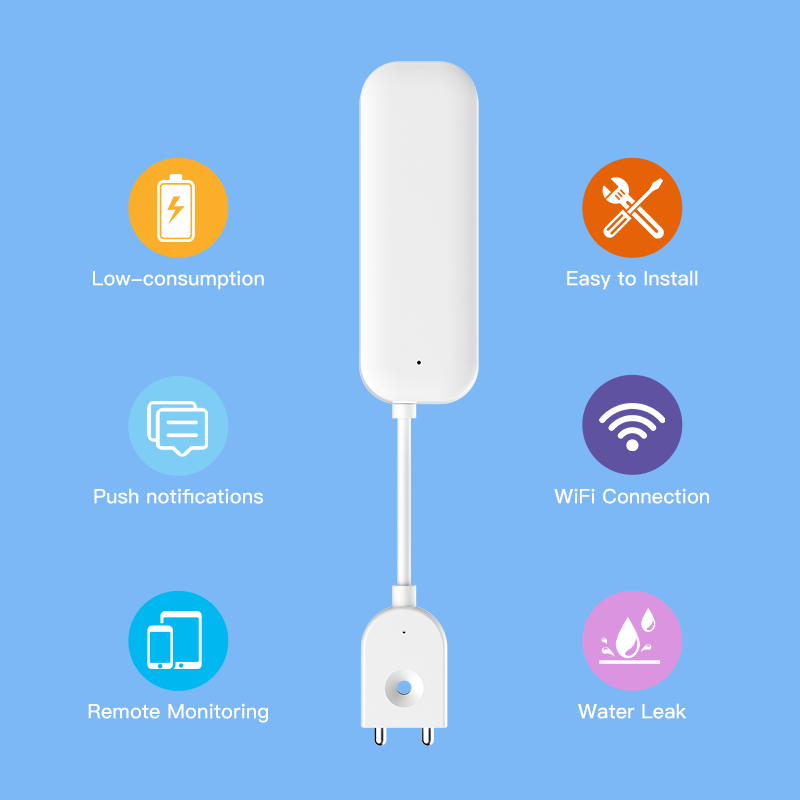 Tuya WiFi ZigBee Sensor Air Al - Wifi Water Sensor ulasan dan harga