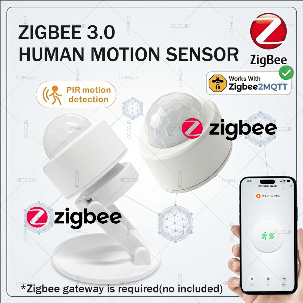 Zigbee 3.0 Sensor Gerak PIR Mi - Zigbee Gateway ulasan dan harga