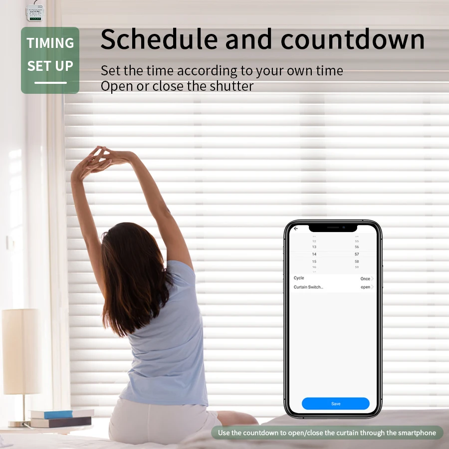 Sakelar pintar Wifi dengan Rem - Smart Home Blinds ulasan dan harga