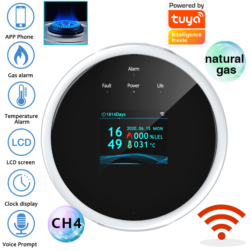 Sensor Alarm Gas WiFi 2.4G Det - Smart Home Ecosystems ulasan dan harga
