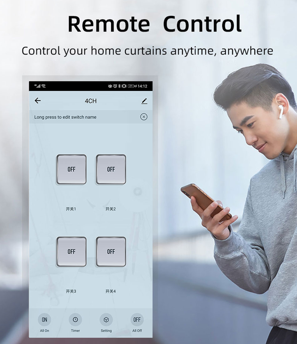 Modul Relay Sakelar Zigbee 4CH - Zigbee Gateway ulasan dan harga