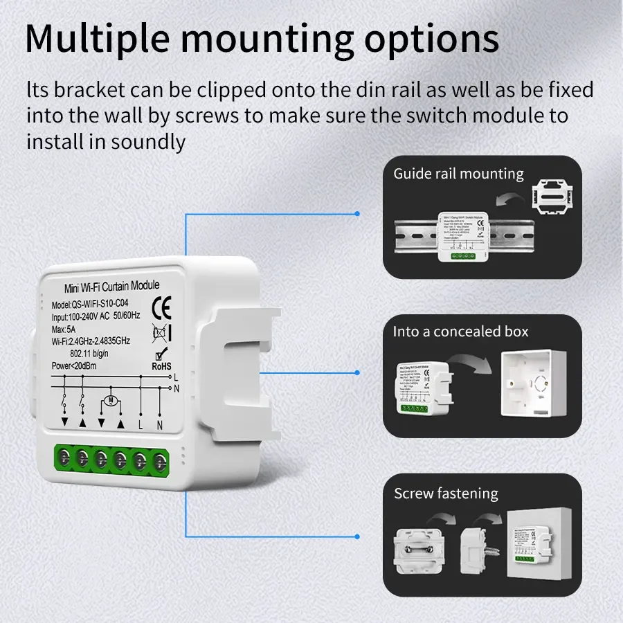 Tuya Smart ZigBee/WiFi Modul S - Smart Home Blinds ulasan dan harga