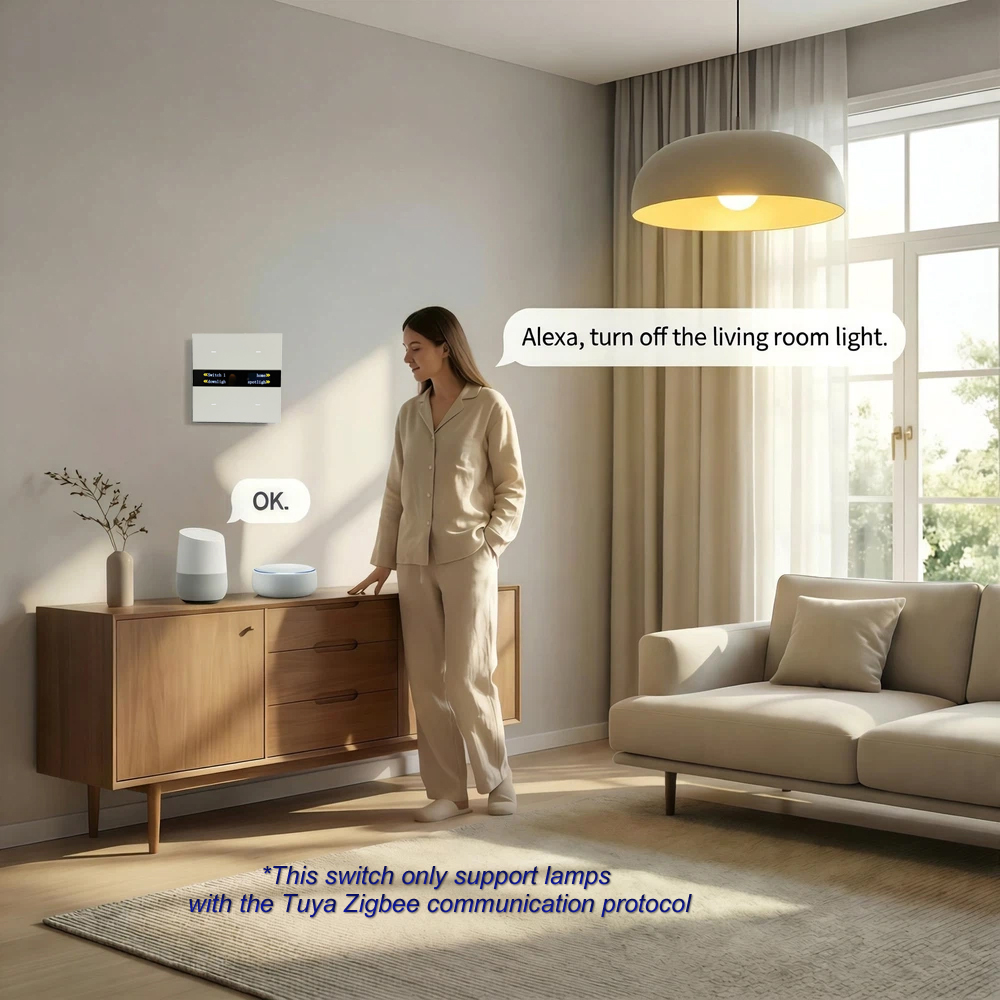 Panel Saklar Pintar Zigbee M8  - Smart Home Integration ulasan dan harga