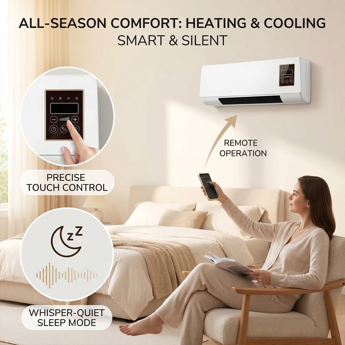 Kipas AC Portabel yang Dipasan - Smart Bathroom Fan ulasan dan harga