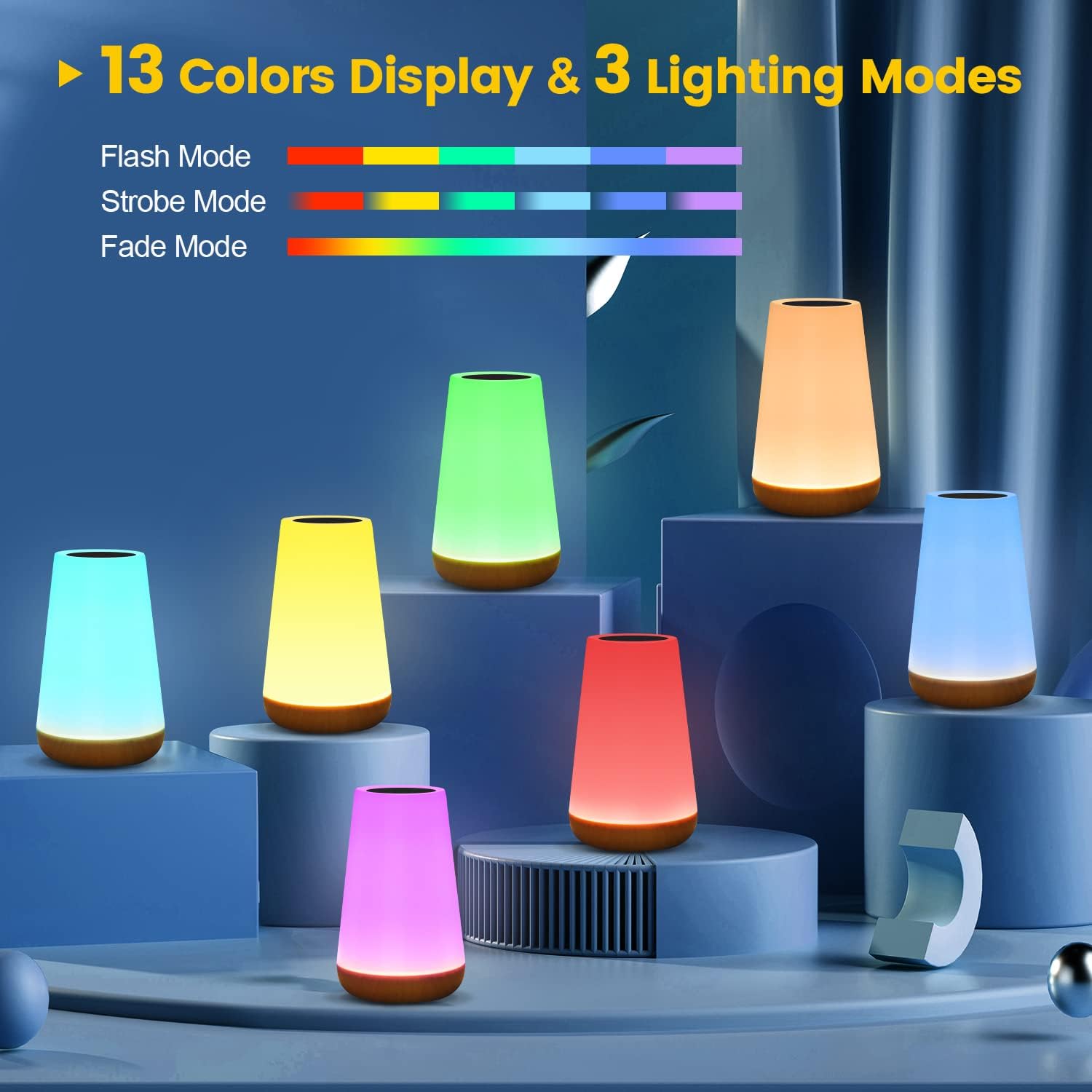 Lampu malam berubah 13 warna R - Smart Baby Night Light ulasan dan harga
