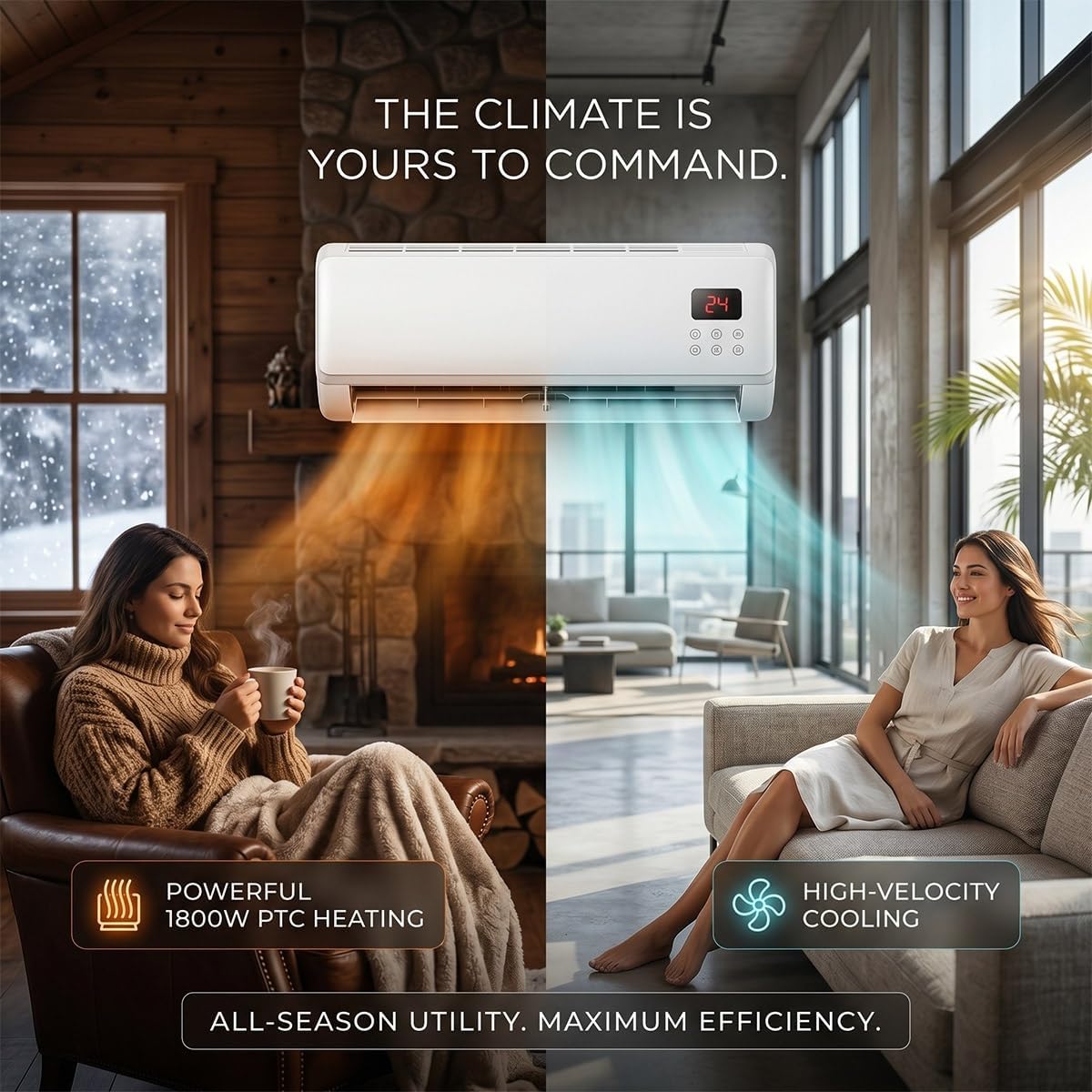 Kipas & Pemanas AC Dinding, Un - Smart Bathroom Fan ulasan dan harga