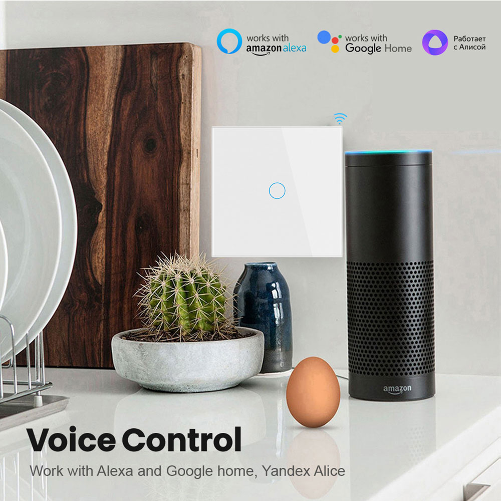 Tuya EU WiFi + RF433 Sakelar R - Smart Home Integration ulasan dan harga