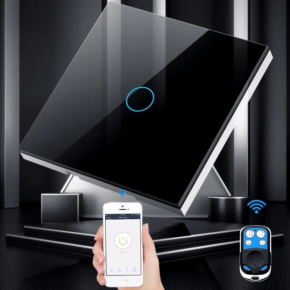 Tuya EU WiFi + RF433 Sakelar R - Smart Home Integration ulasan dan harga