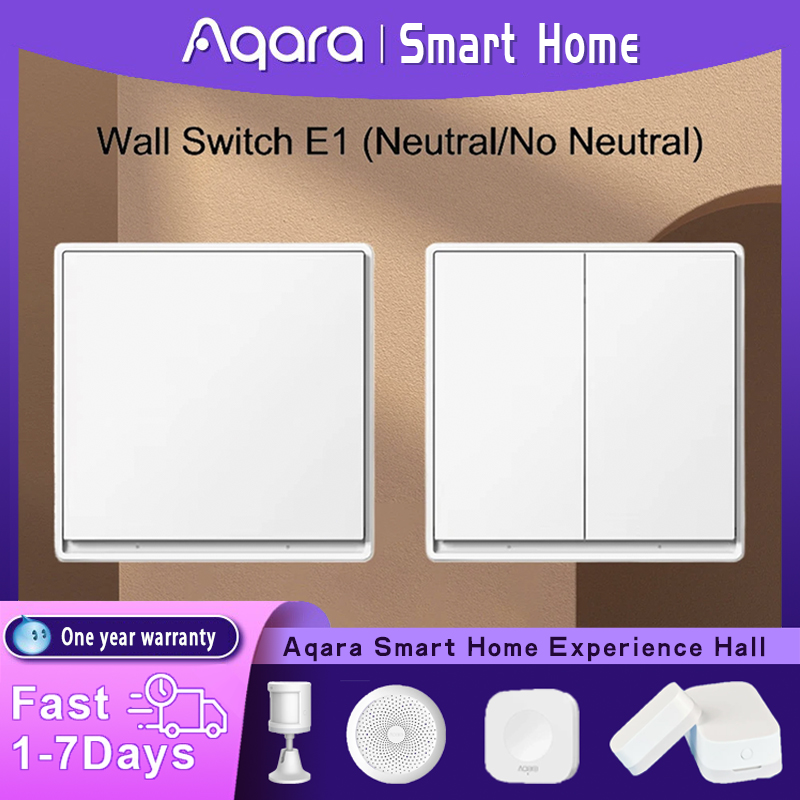 Sakelar Dinding Aqara Asli Ver - Smart Home Yeelight ulasan dan harga