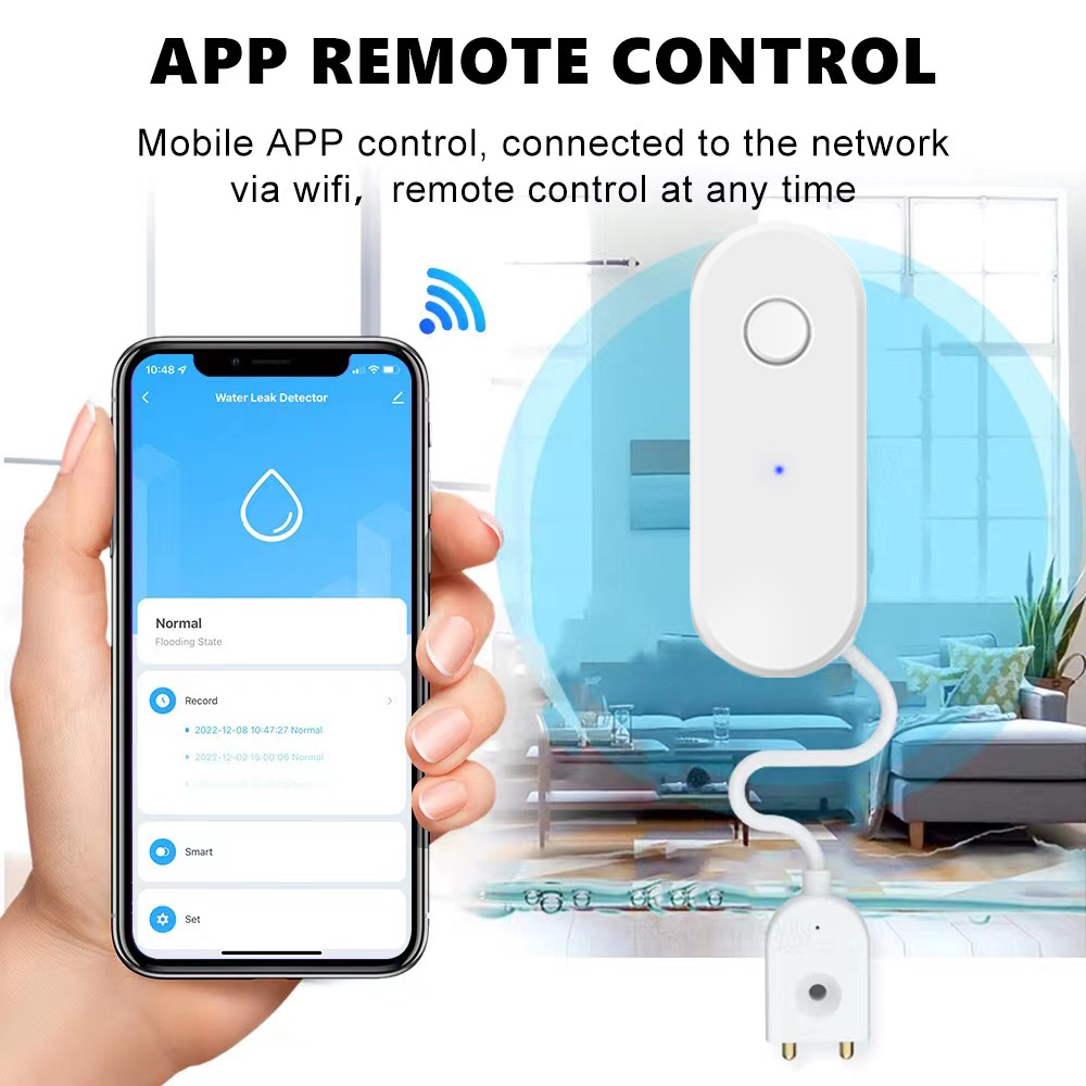 Tuya WiFi Sensor kebocoran air - Wifi Water Sensor ulasan dan harga