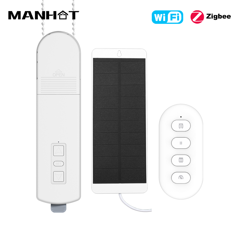 MANHOT Motor Tirai Pintar WiFi - Smart Home Blinds ulasan dan harga
